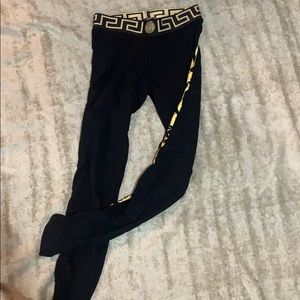 Authentic Versace Greca Border Leggings